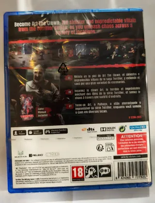 Terrifier The Artcade Game PS5