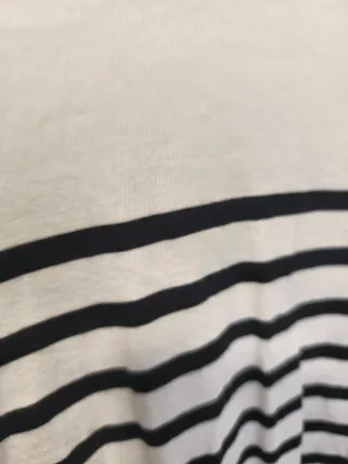 Camiseta de rayas de algodón