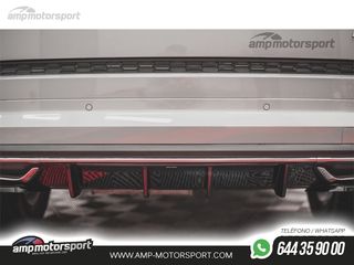 DIFUSOR TRASERO SKODA KODIAQ 2016-- LOOK CARBONO