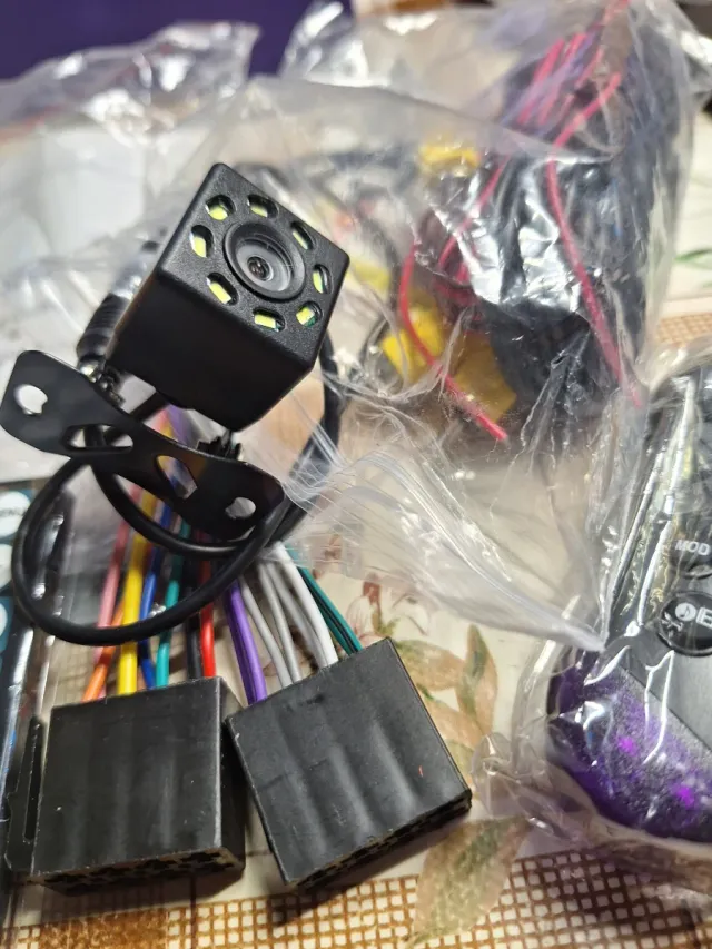 Pantalla 1 Din Coche con Cámara Trasera y Mando