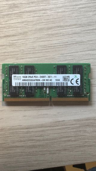 Memoria RAM SK hynix 16GB DDR4 PC4-2400T-SE1-11