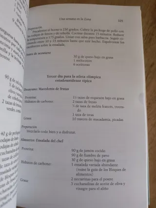 Libro Mantenerse en la Zona de Barry Sears