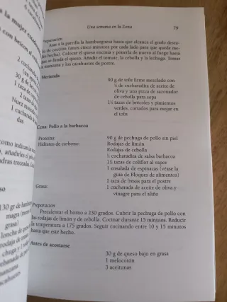 Libro Mantenerse en la Zona de Barry Sears