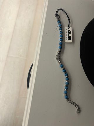 Bracciale Cesare Paciotti Uomo Donna Blu Argento