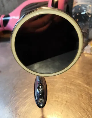 Retrovisor clásico cromado para autos históricos