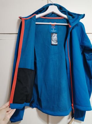 Chaqueta polar elástica Vandring (verde azulado/na