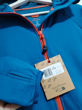 Chaqueta polar elástica Vandring (verde azulado/na