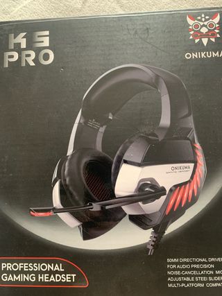 Cascos Gaming K5Pro con Luz
