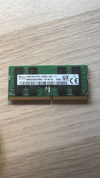 Memoria RAM SK hynix 16GB DDR4 2400MHz PC4-2400Tq