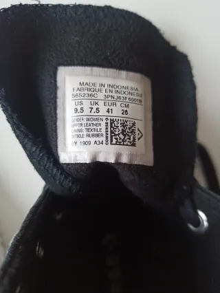 Zapatillas Converse All Star Negras