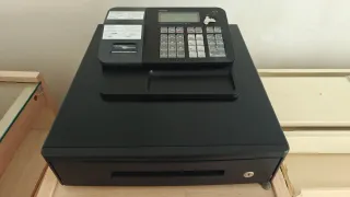 Caja Registradora Casio Negra