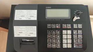 Caja Registradora Casio Negra