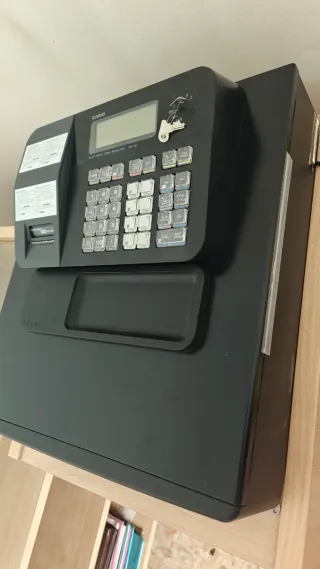 Caja Registradora Casio Negra
