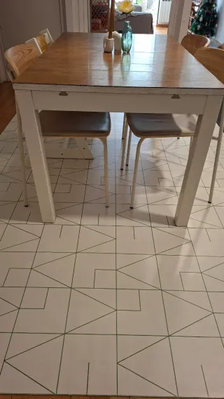 Mesa de comedor extensible