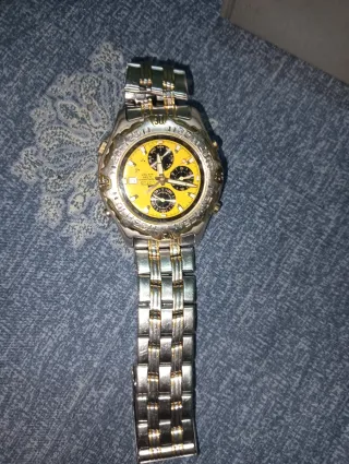 Reloj Lotus Hombre amarillo y Plateado