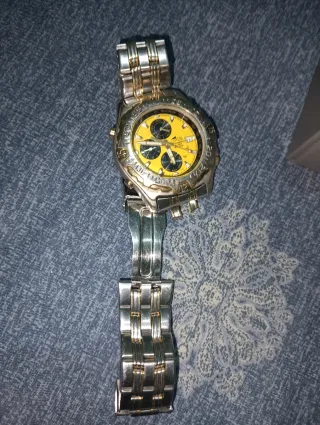 Reloj Lotus Hombre amarillo y Plateado