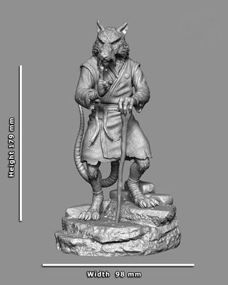 Splinter - Figura Tortugas Ninja L.A.F.