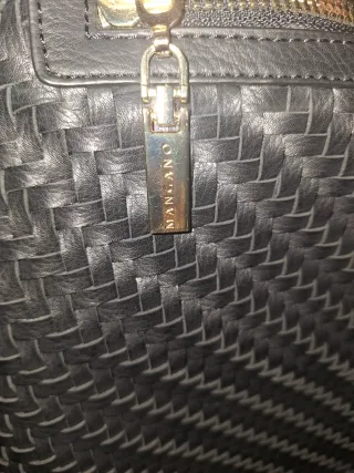 Borsa Mangano pelle nera