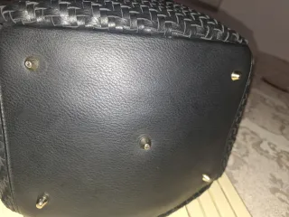 Borsa Mangano pelle nera