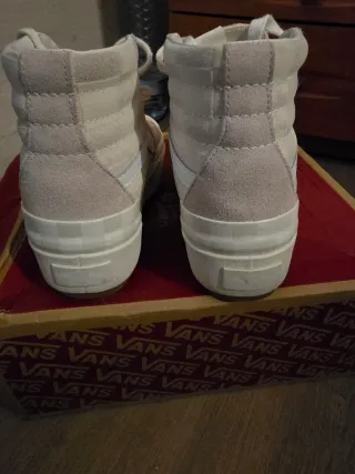 Zapatillas Vans SK8-Hi Beige/Blanco