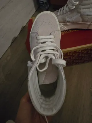 Zapatillas Vans SK8-Hi Beige/Blanco