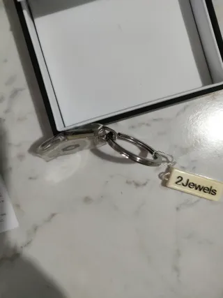 Portachiavi 2Jewels esagonale nero