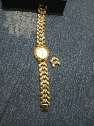 Reloj Lotus Mujer Dorado y Blanco