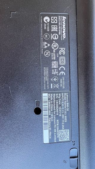 Ordenador portátil Lenovo Negro