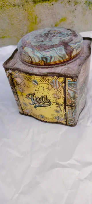 Macina Caffè Vintage e Lattine Zucchero/Tè