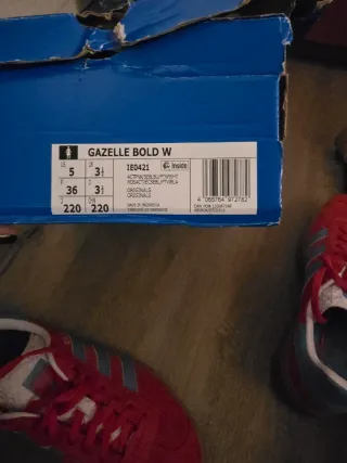 Zapatillas Adidas Gazelle Rojas y Azules