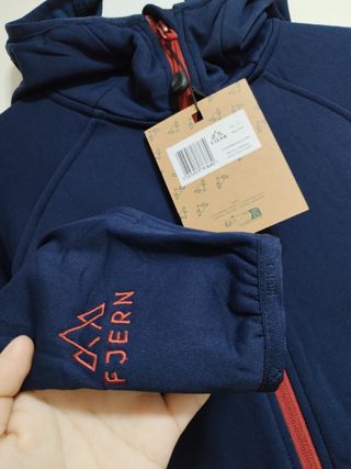 Chaqueta polar elástica FJERN (azul marino/oxido)