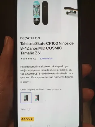 Skate con diseñso de Rick y Morty