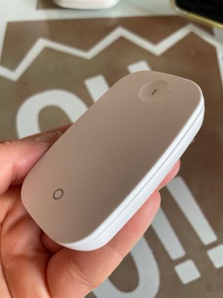 Lámpara de pie de papel con mando 2 tonos color