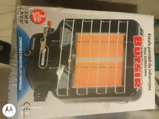 Estufa portátil BUTSIR infrarrojos 1500W/2800W