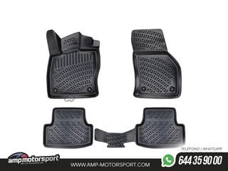 ALFOMBRILLAS DE GOMA RIZLINE PARA VOLKSWAGEN GOLF MK8 2019-2024