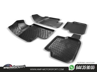 ALFOMBRILLAS DE GOMA RIZLINE PARA CITROËN BERLINGO / PEUGEOT PARTNER II 2008--