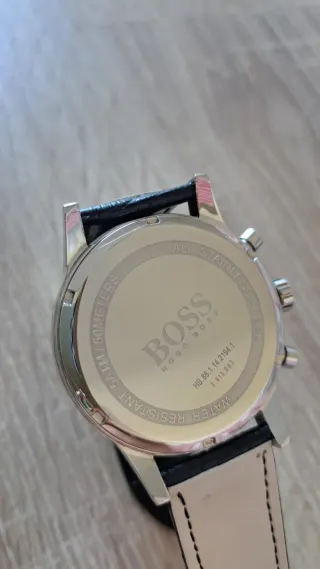Reloj Hugo Boss Negro y Plateado