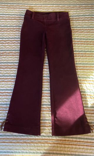 Lote 2 Pantalones campana de pana elástica