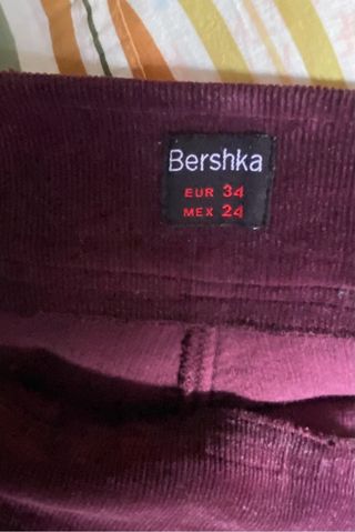 Lote 2 Pantalones campana de pana elástica