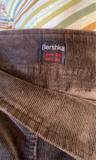 Lote 2 Pantalones campana de pana elástica