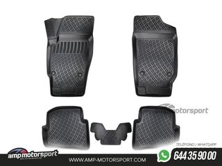 ALFOMBRILLAS DE GOMA RIZLINE PARA SEAT IBIZA 6L 2002-2008