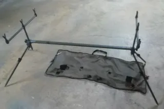 2 Soportes Cañas Pesca Caperlan + Funda