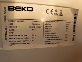 Frigorifero Beko da incasso