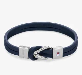 Pulsera Tommy Hilfiger Hombre Azul/Plata