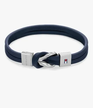 Pulsera Tommy Hilfiger Hombre Azul/Plata
