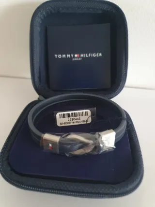 Pulsera Tommy Hilfiger Hombre Azul/Plata