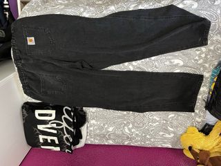 Vaqueros Cargo Carhartt Negros