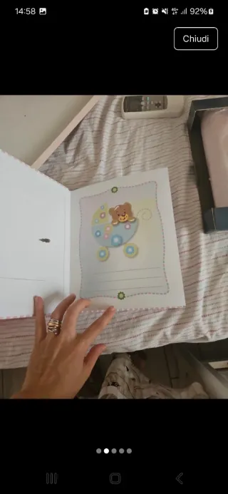 Diario con cornice portafoto