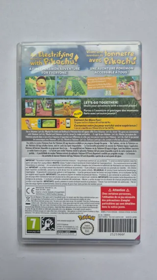 Pokemon Let's Go Pikachu Switch