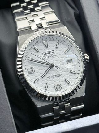 Seiko Mod Land-Dweller Blanco